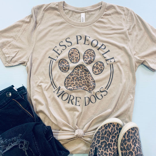 Less People More Dogs Tshirt