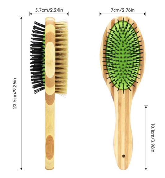 Dual Side Bamboo Brush