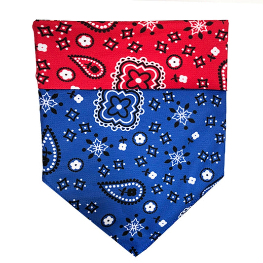 Blue & Red Reversible Sport Bandana