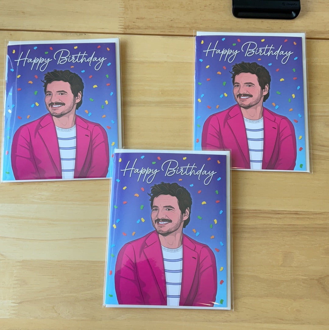 Pedro Birthday Card