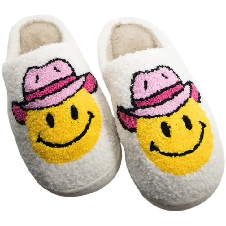 Smile Cowgirl Slippers