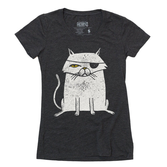 Evil Cat Women's Slim Fit Tee