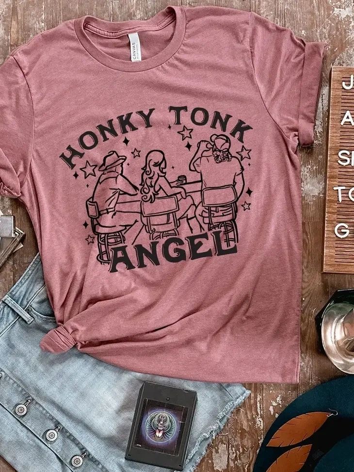 Honky Tonk Angel Tee