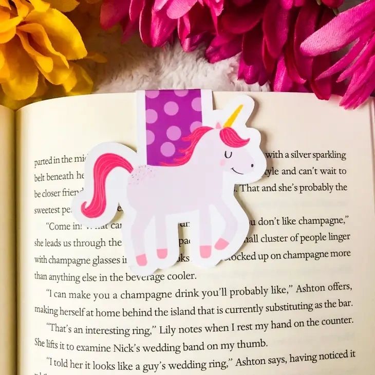 Unicorn Magnetic Bookmark