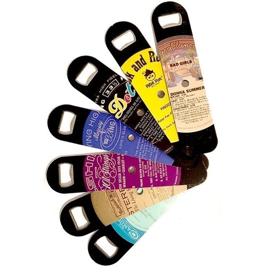 Magnetic Vinyl Label Bottle Opener