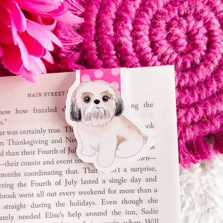 Shih Tzu Magnetic Bookmark